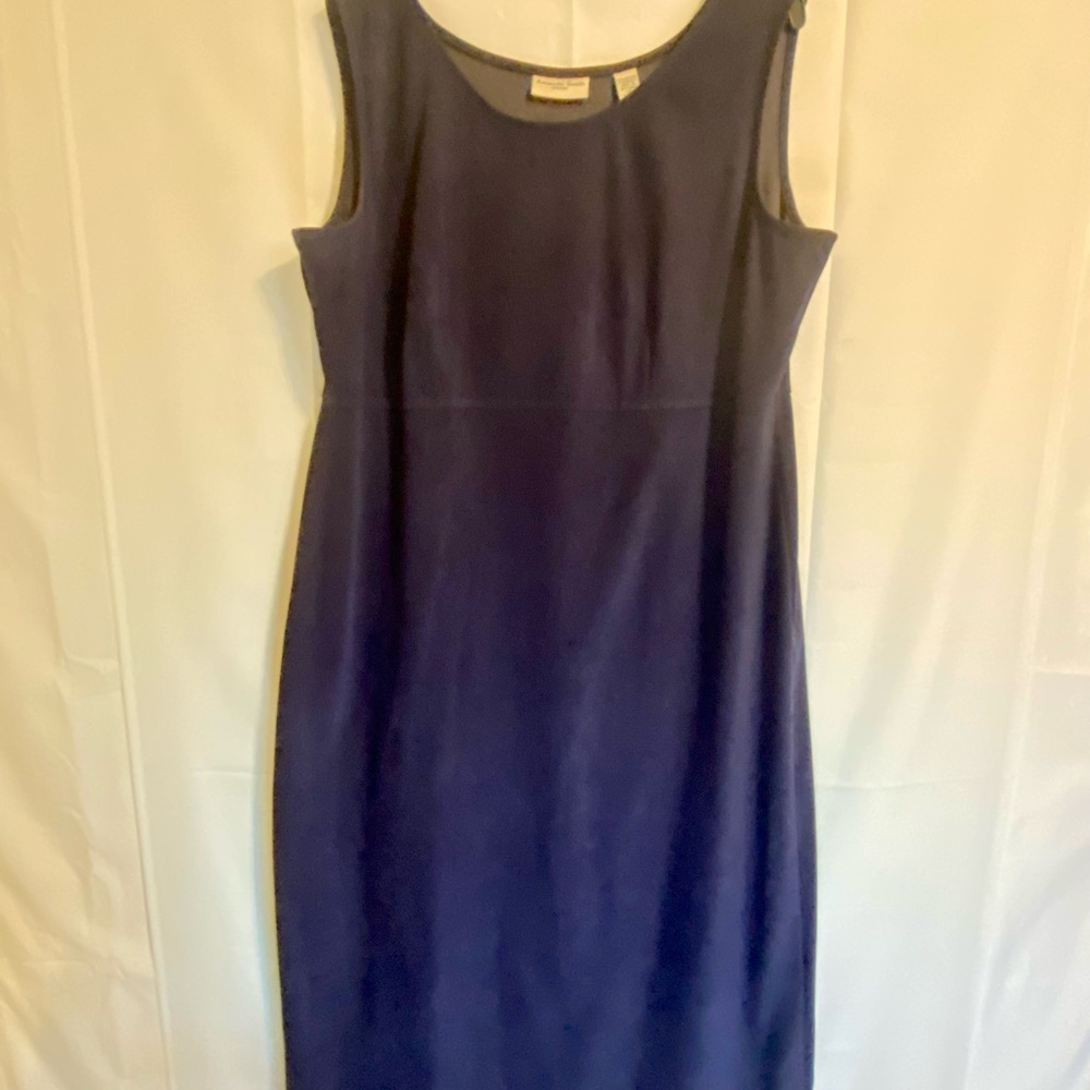 Amanda Smith Elegant Blue Midi Dress